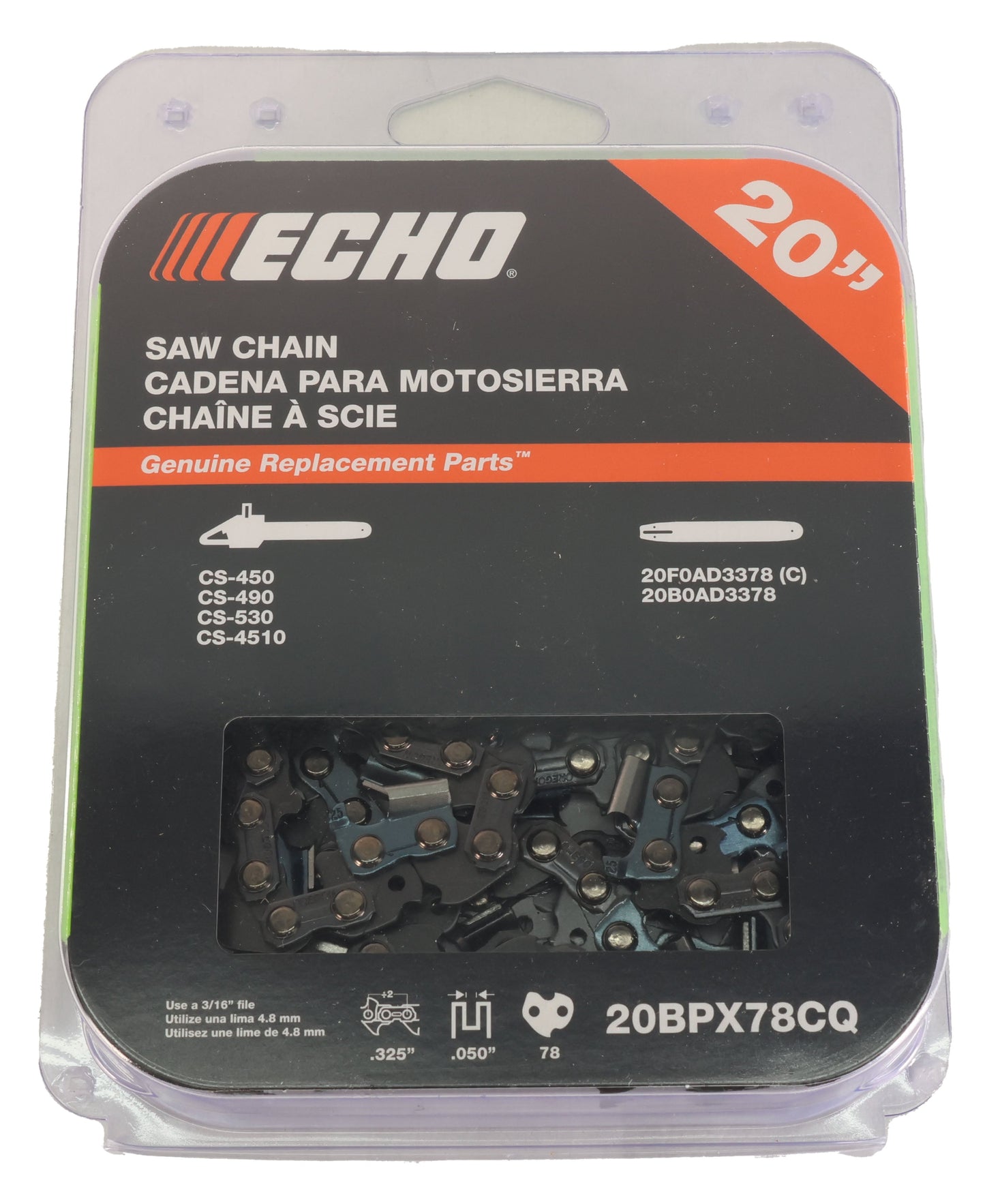 Echo Original Equipment SAW CHAIN 20"  - 20BPX78CQ