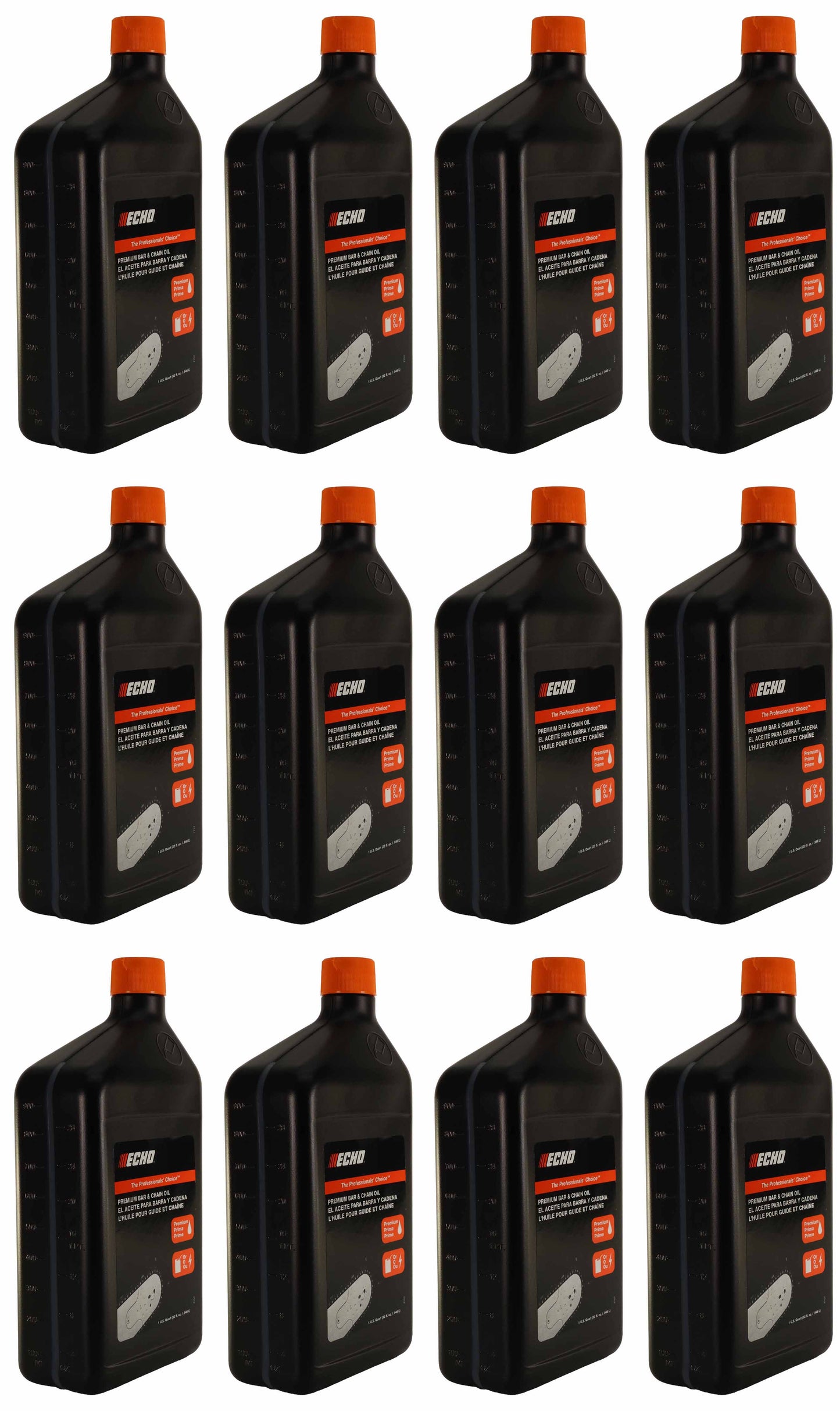 Echo Original Equipment 12-PACK Premium Bar and Chain Oil (1 Quart Bottle) - 6459012