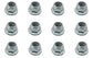 John Deere (12 PACK) Original Equipment Flangehead Locknut -14M7400,12