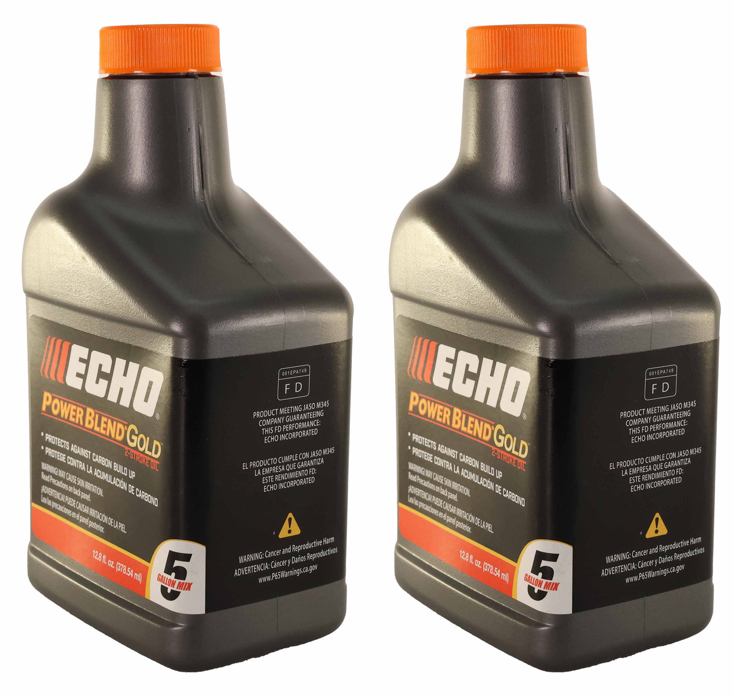 Echo Original Equipment 2-PACK Power Blend Gold Oil Mix 50:1 (12.8 fl oz Bottle) - 6450005