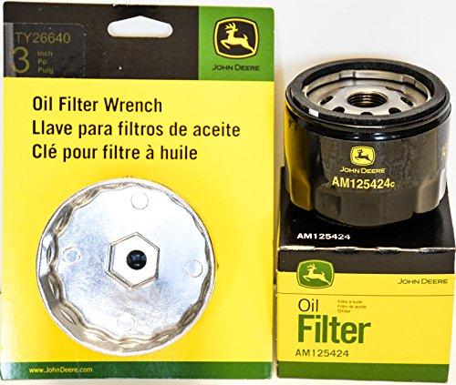 John Deere Original Equipment3" Oil Filter Wrench and Oil Filter Set AM125424/TY26640