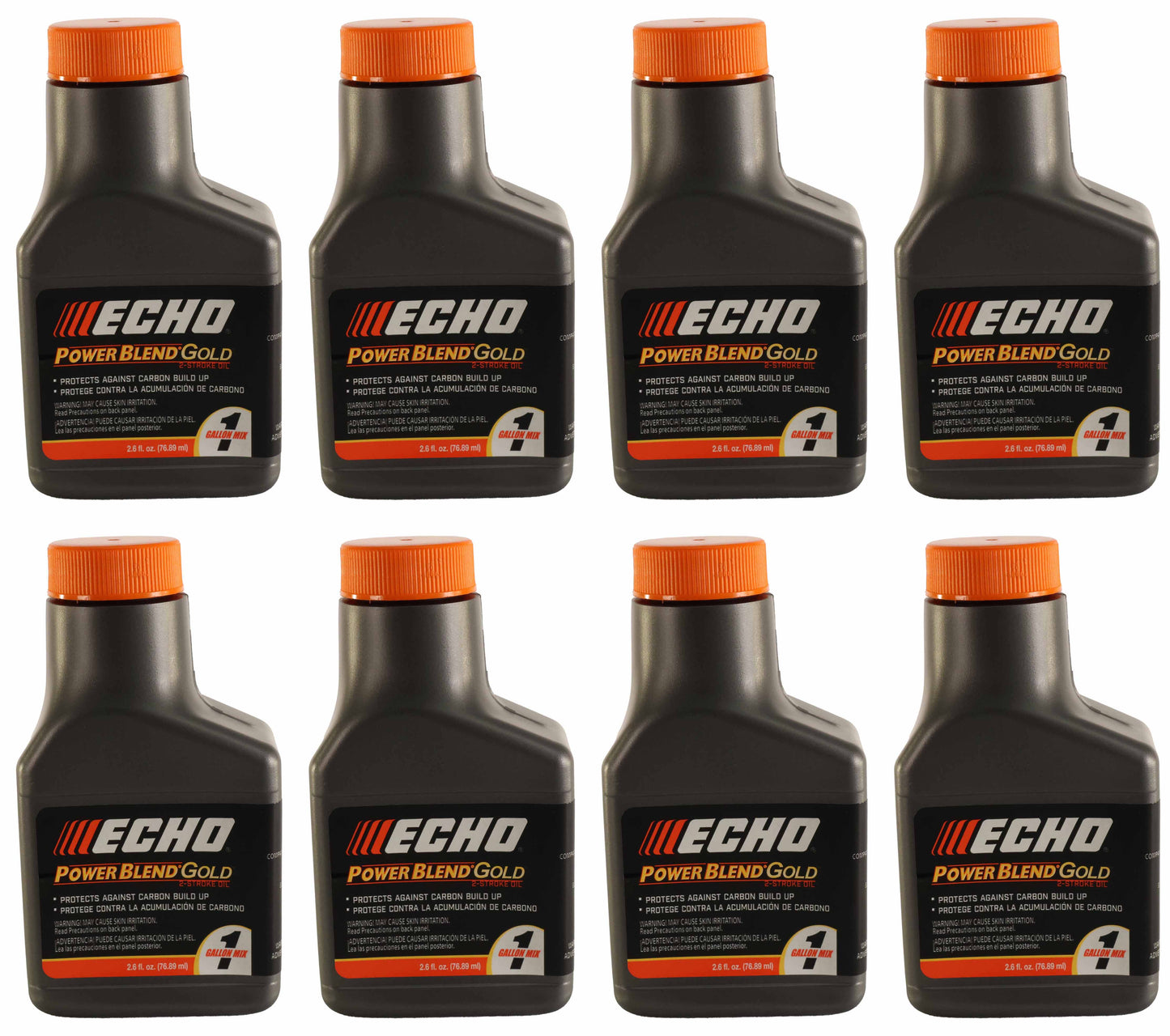 Echo Original Equipment 8-PACK PowerBlend Gold 2.6 Oz. 2-Stroke Engine Oil - 6450000