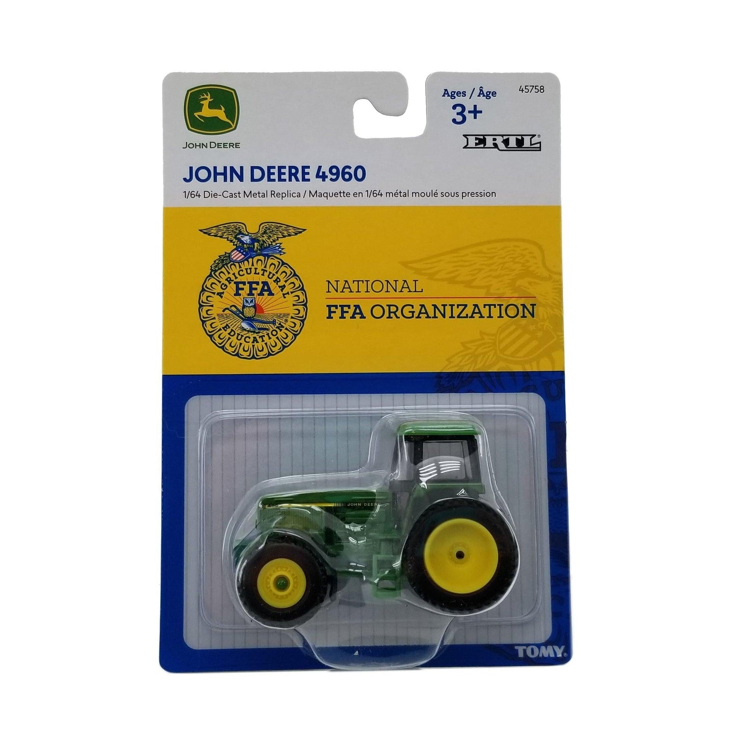 1/64 John Deere 4960 Tractor with FFA Logo Toy - LP75805