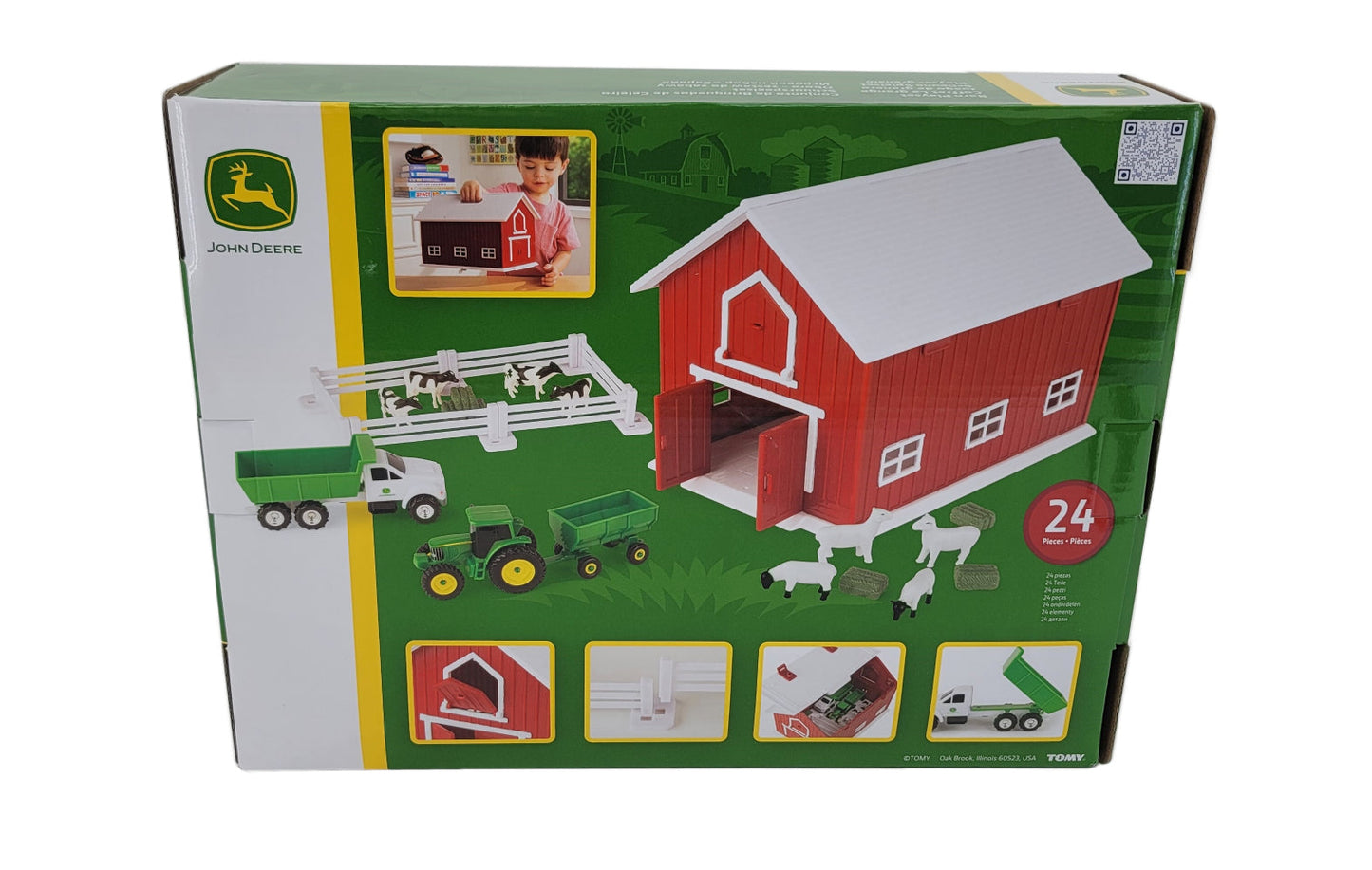 1/64 John Deere Red Barn Playset - LP83015