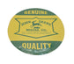 John Deere Round Genuine Quality Sign LP85815, close-up