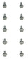 John Deere (10 PACK) Original Equipment Screw - 19M7793