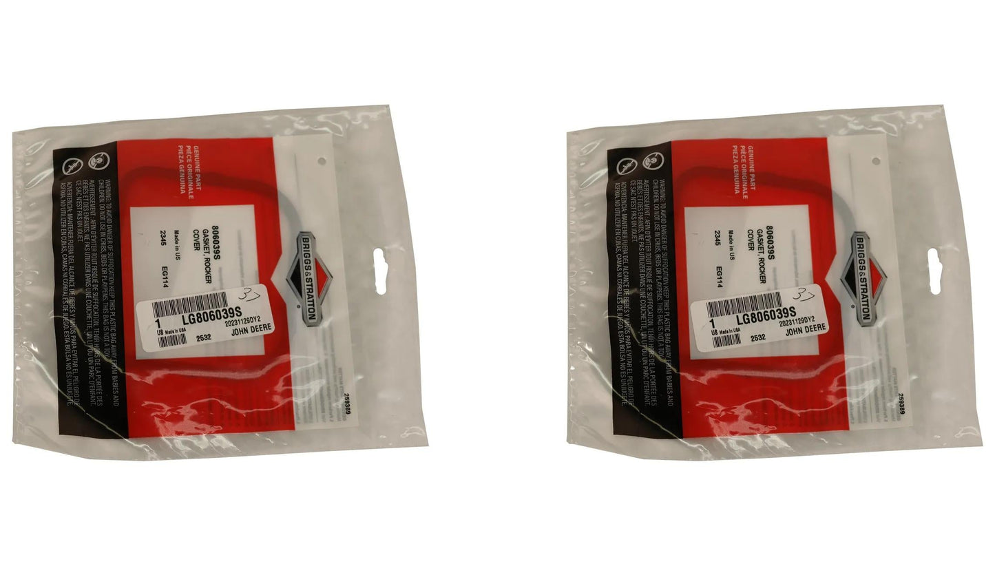 John Deere Original Equipment Gasket (2-PACK) - LG806039S