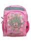 John Deere "Peace, Love and Tractors" Backpack / Book Bag (Pink) - LP42816