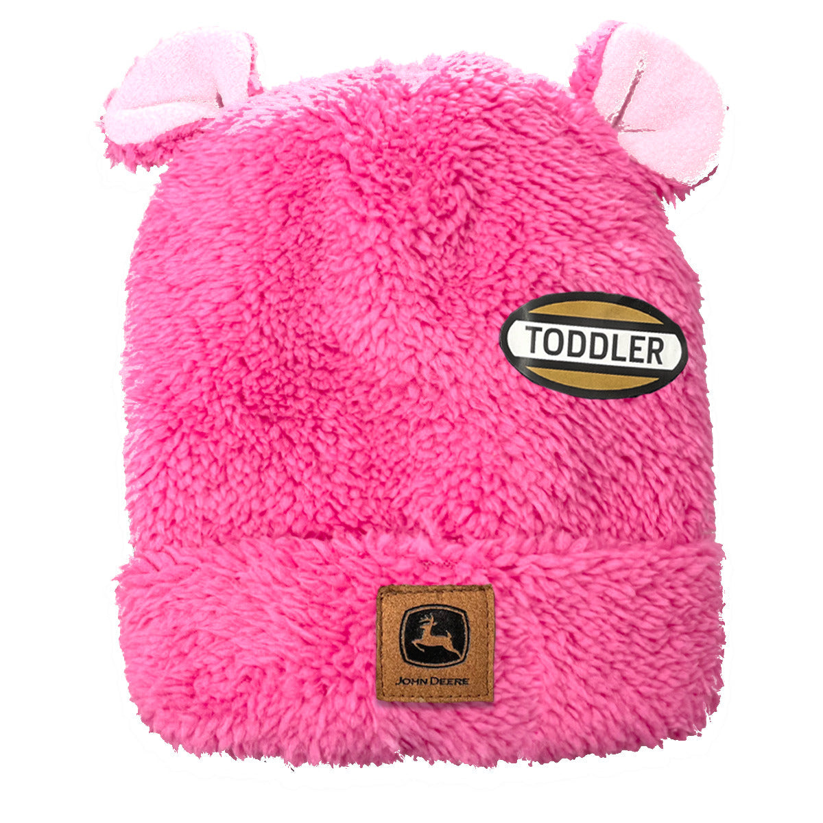 John Deere DGT Toddler Pink Polar Fleece Ear Hat - LP82737