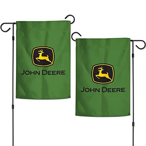 John Deere Green 2 Sided TM Garden Flag - LP79679