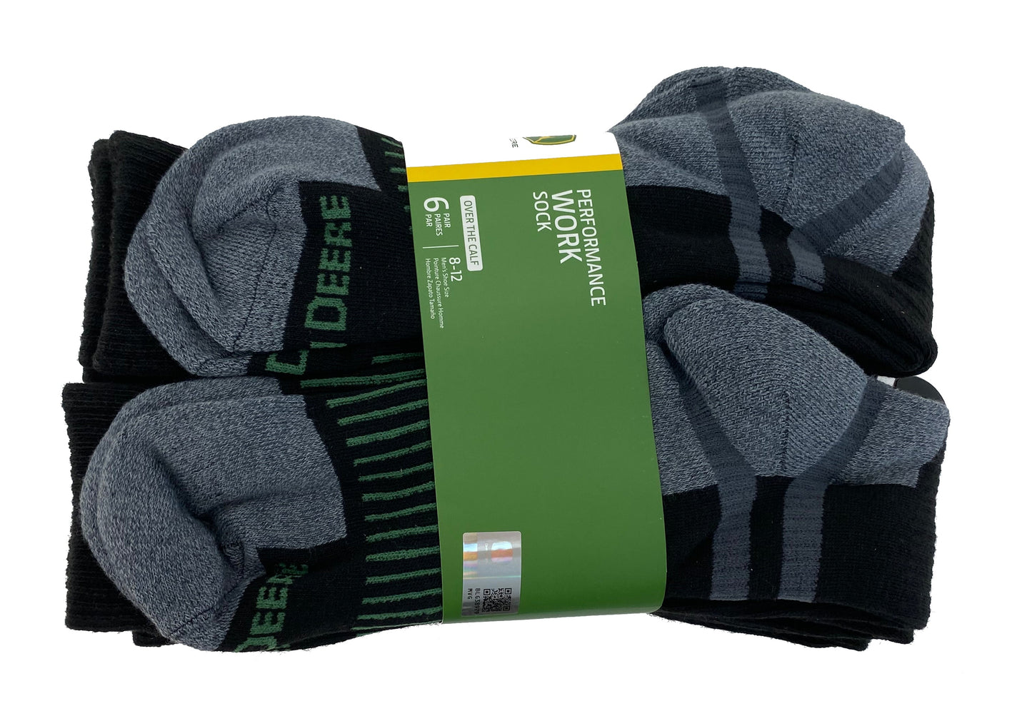 John Deere Mens Work Performance Calf Socks - LP84366