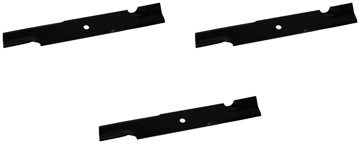 John Deere Original Equipment Mower Blade, Cut Length 165 Mm (6.5 Inch) (3-PACK) - TCU37208