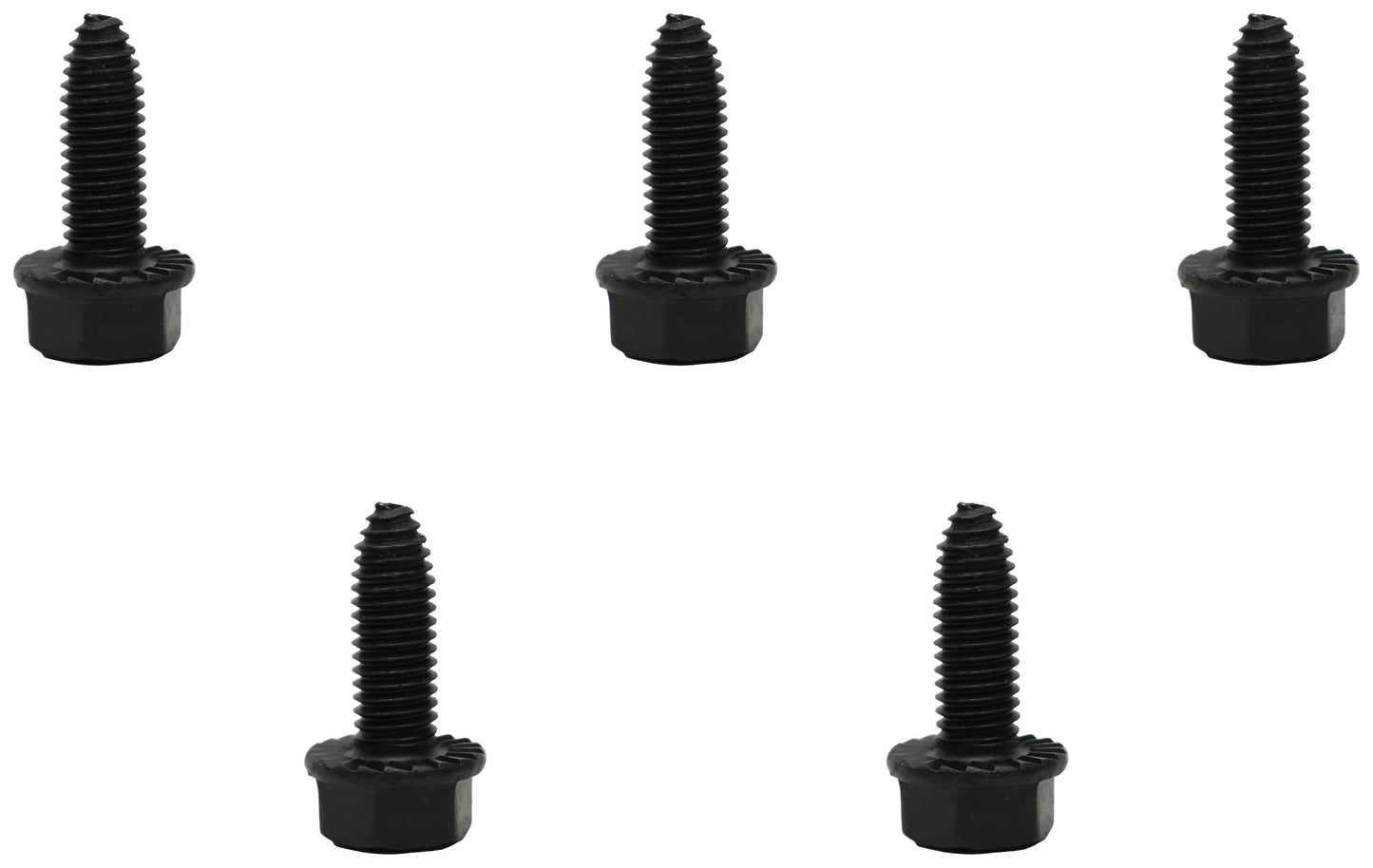 John Deere Original Equipment Hexagonal Flanged Head Self-Tapping Screw, M8 X 23.5 (5-PACK) - M159825
