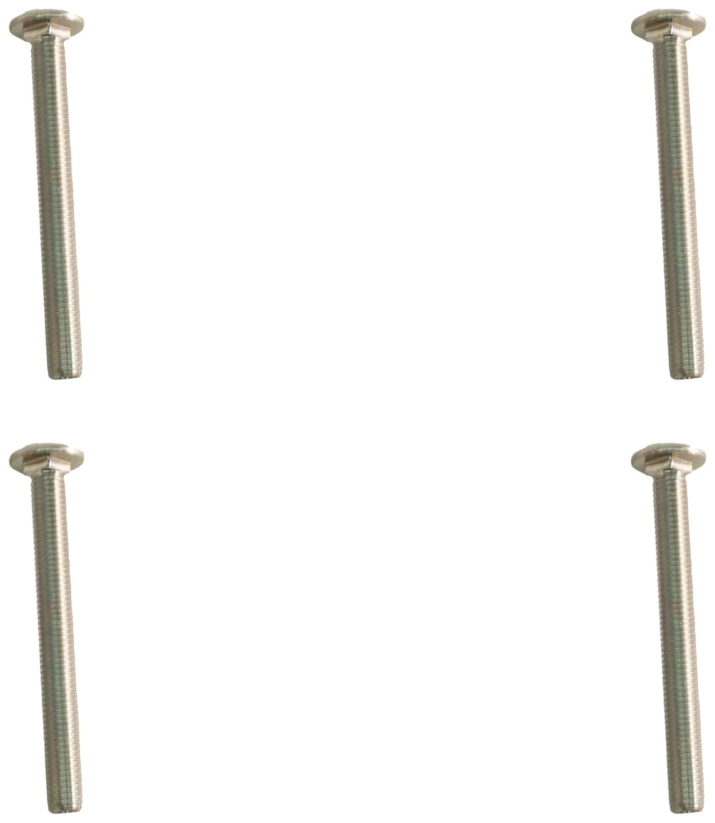 John Deere Original Equipment Round Head Square Neck Bolt, M8 X 80 (4-PACK) - 03M7267