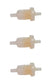 Honda (3 PACK) Fuel Filter - 16910-ZV4-015