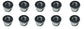 John Deere (10 PACK) Original Equipment Lock Nut - 14M7397