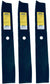 A&I XHT 17", 5/8" Mower Blade (Set of 3) - B1DC1500,3