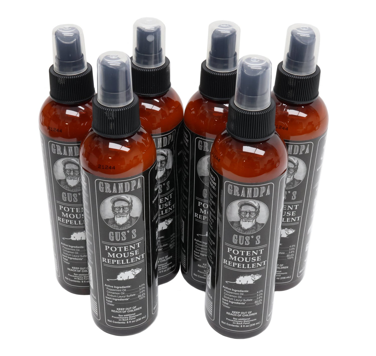 Grandpa Gus's (6 PACK) Rodent 8 oz Bottle Spray  - A-B1GSB8A15,6