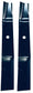A&I XHT 22-3/8", 3/4" Mower Blade (Set of 2) - B1AR1001,2