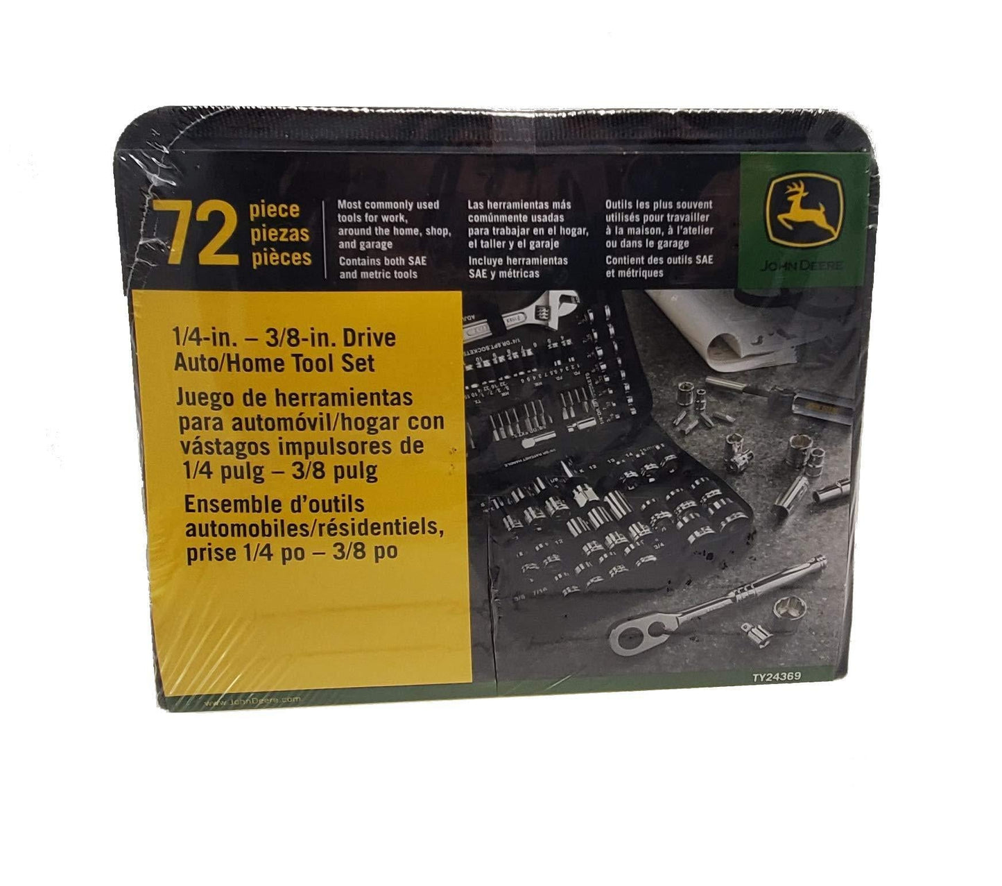 John Deere 72 Piece Adjustable Wrench Set - TY24369