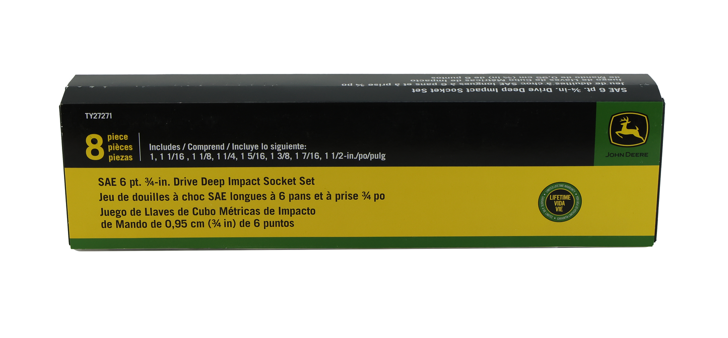 John Deere Original Equipment Socket Set - TY27271