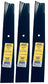 A&I XHT 15-3/8", 3/8" Mower Blade (Set of 3) - B1EP1001,3