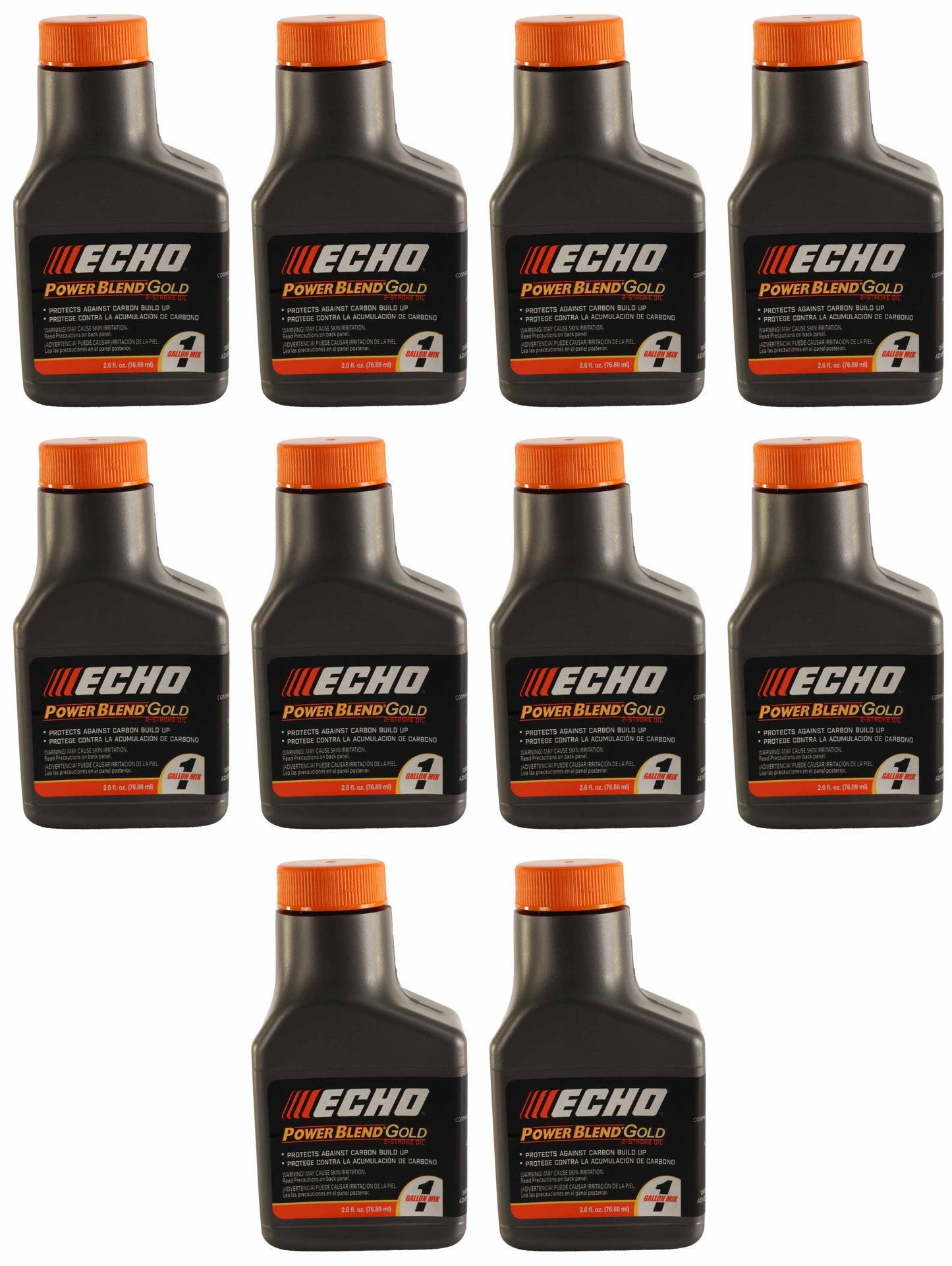Echo Original Equipment 10-PACK PowerBlend Gold 2.6 Oz. 2-Stroke Engine Oil - 6450000