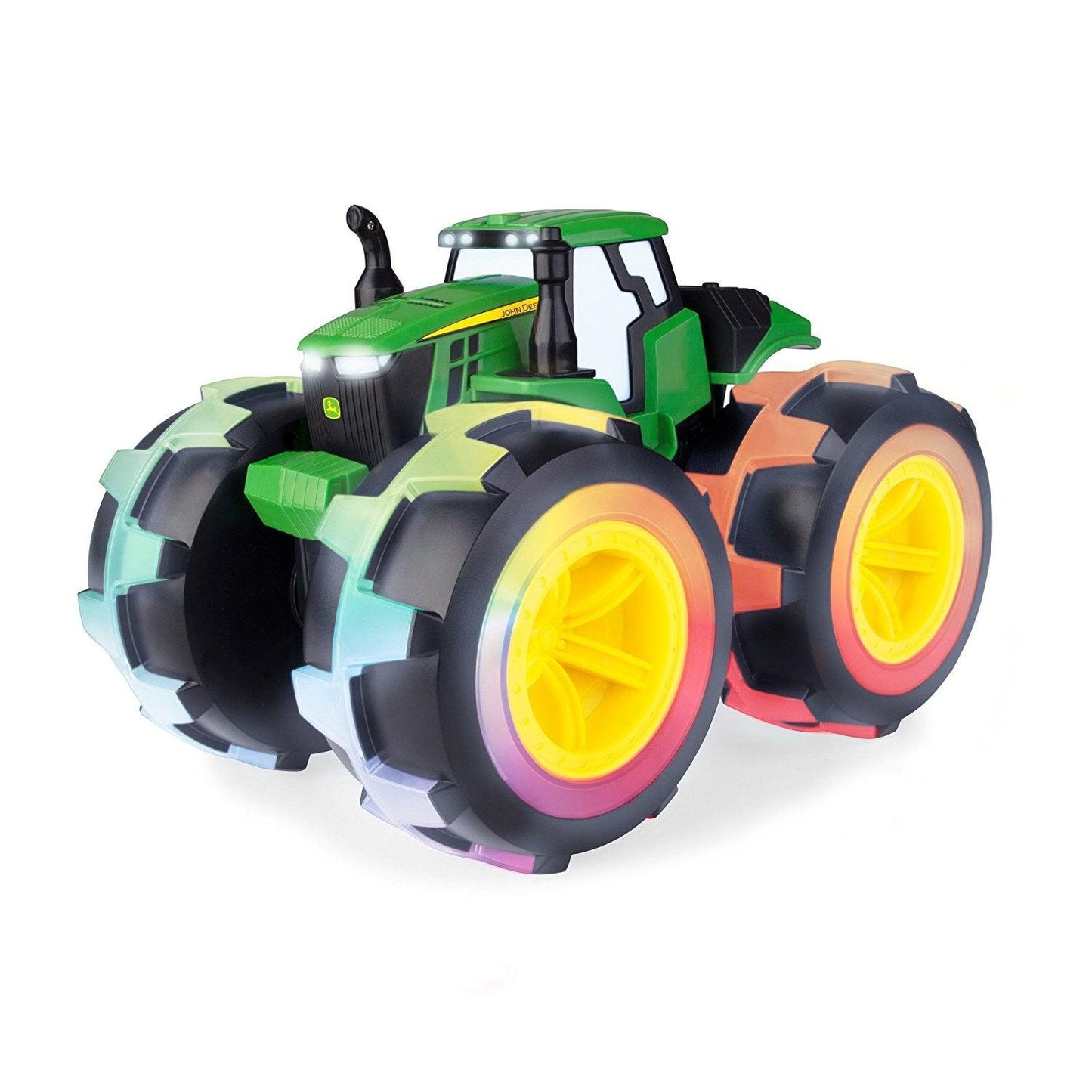 John Deere Monster Treads Deluxe Lightning Wheels Toy Tractor - LP68154