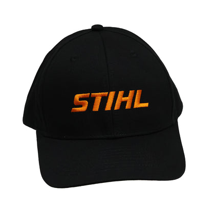 STIHL Black Chino Twill Hat/Cap - 70108719220