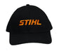 STIHL Black Chino Twill Hat/Cap - 70108719220
