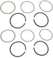 John Deere Original Equipment Piston Ring Kit (Pack of 2) - AM128738