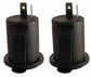 John Deere Original Equipment 12 Volt Socket Outlet (2-PACK) - M166830