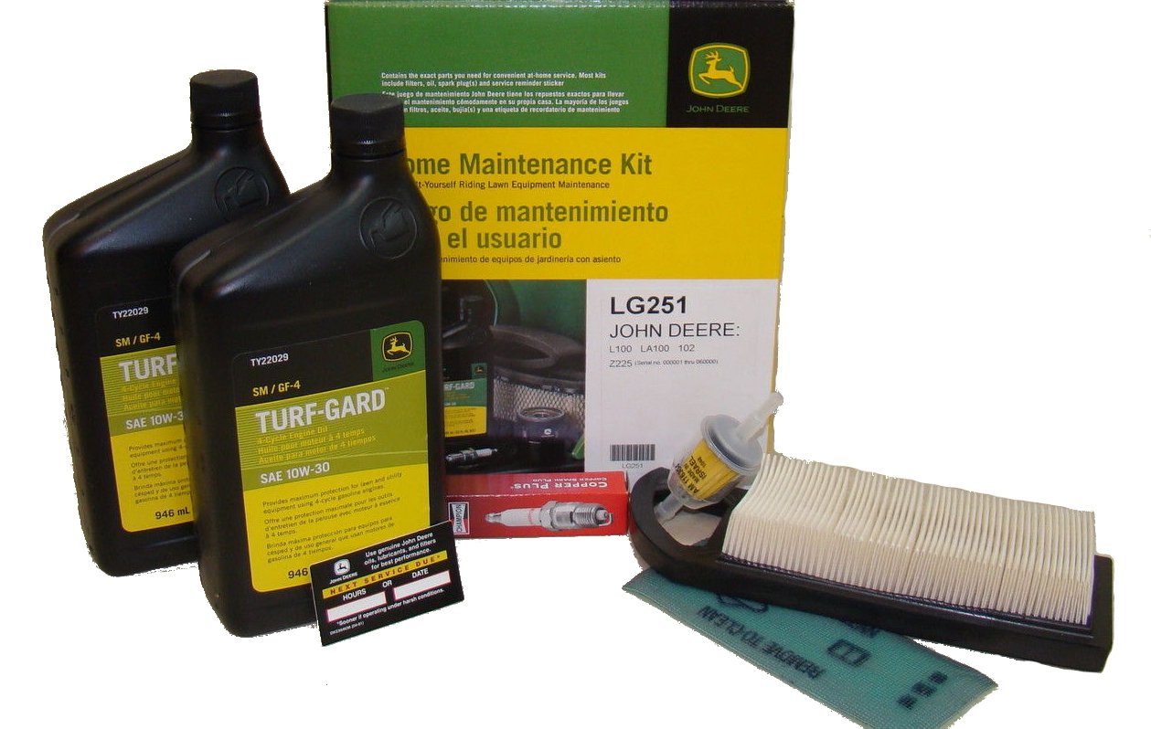 John Deere Original Equipment Model L100 Maintenance Kit + Highlift Blades