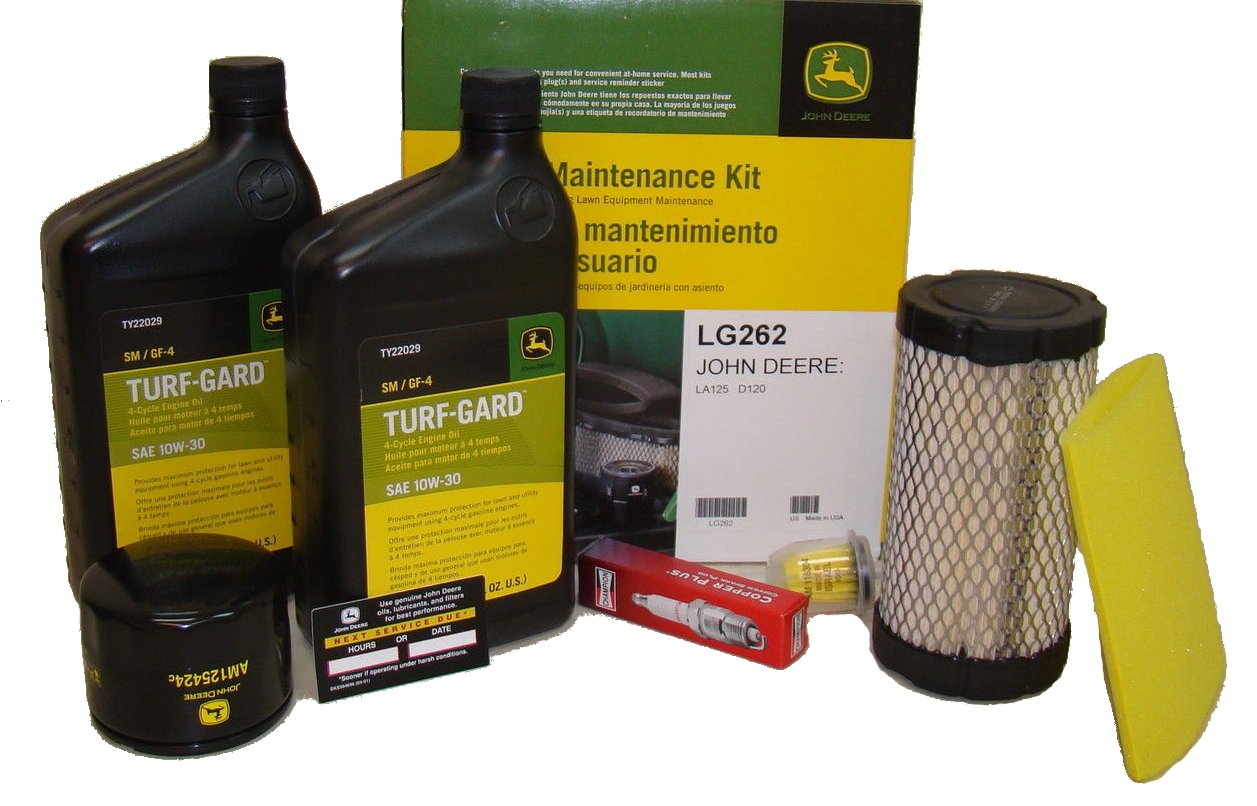 John Deere Original Equipment Model E110 Maintenance Kit + Mulching Blades