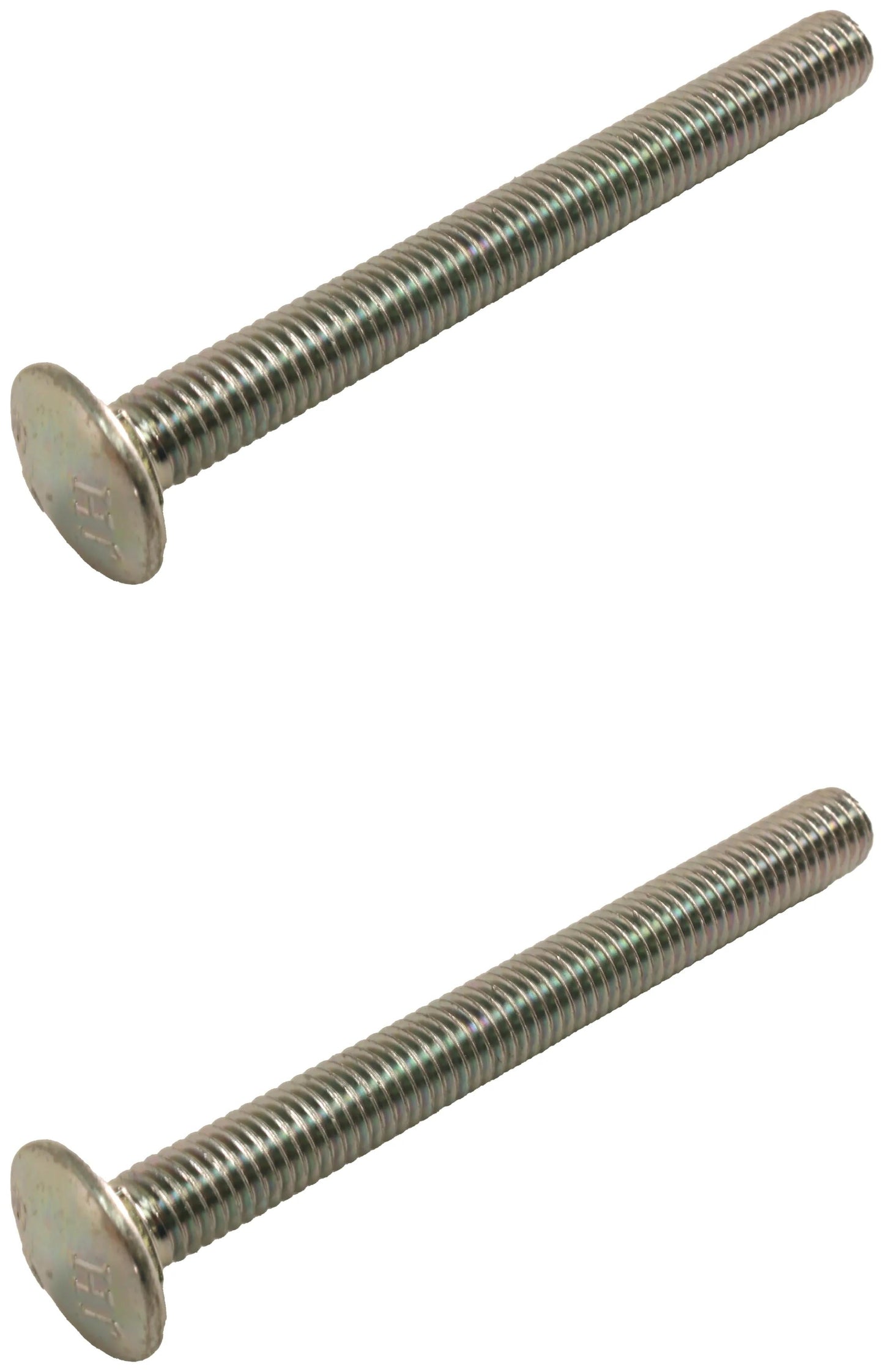 John Deere Original Equipment Round Head Square Neck Bolt, M8 X 80 (2-PACK) - 03M7267