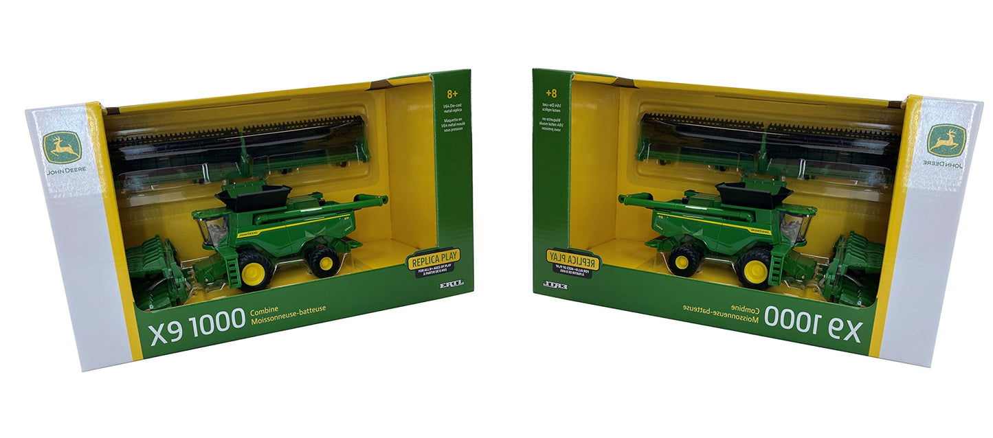 John Deere (Set of 2) 1/64 Scale X9 1000 Combine - LP77336,2