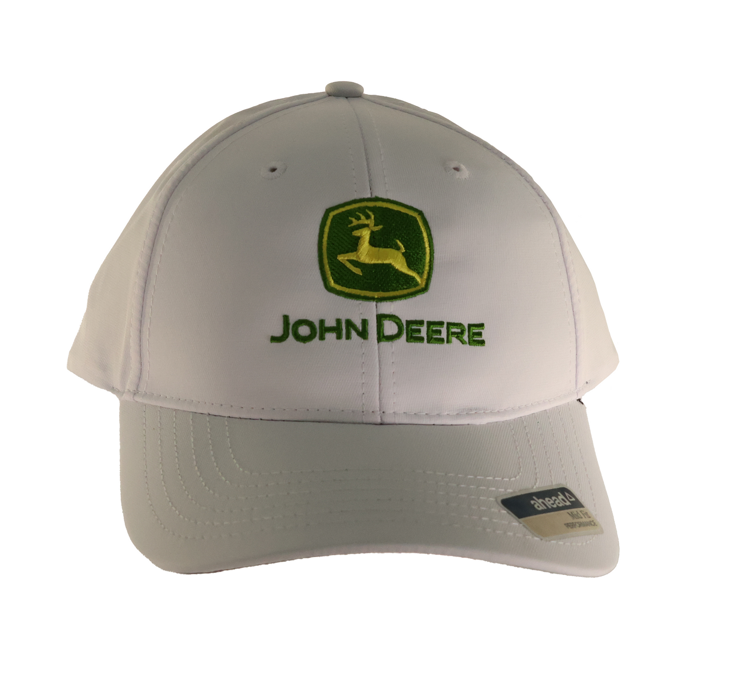 John Deere White Ahead NEBULA Cap - LP75752