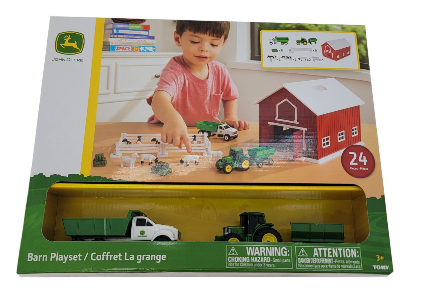 1 64 John Deere Red Barn Playset LP83015 AGNLAWN