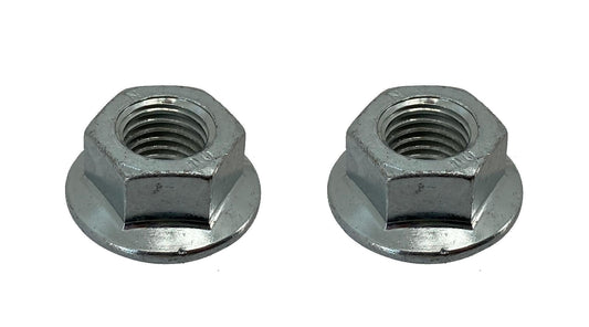 Side profile of John Deere 14M7291 flange nut, 2-pack
