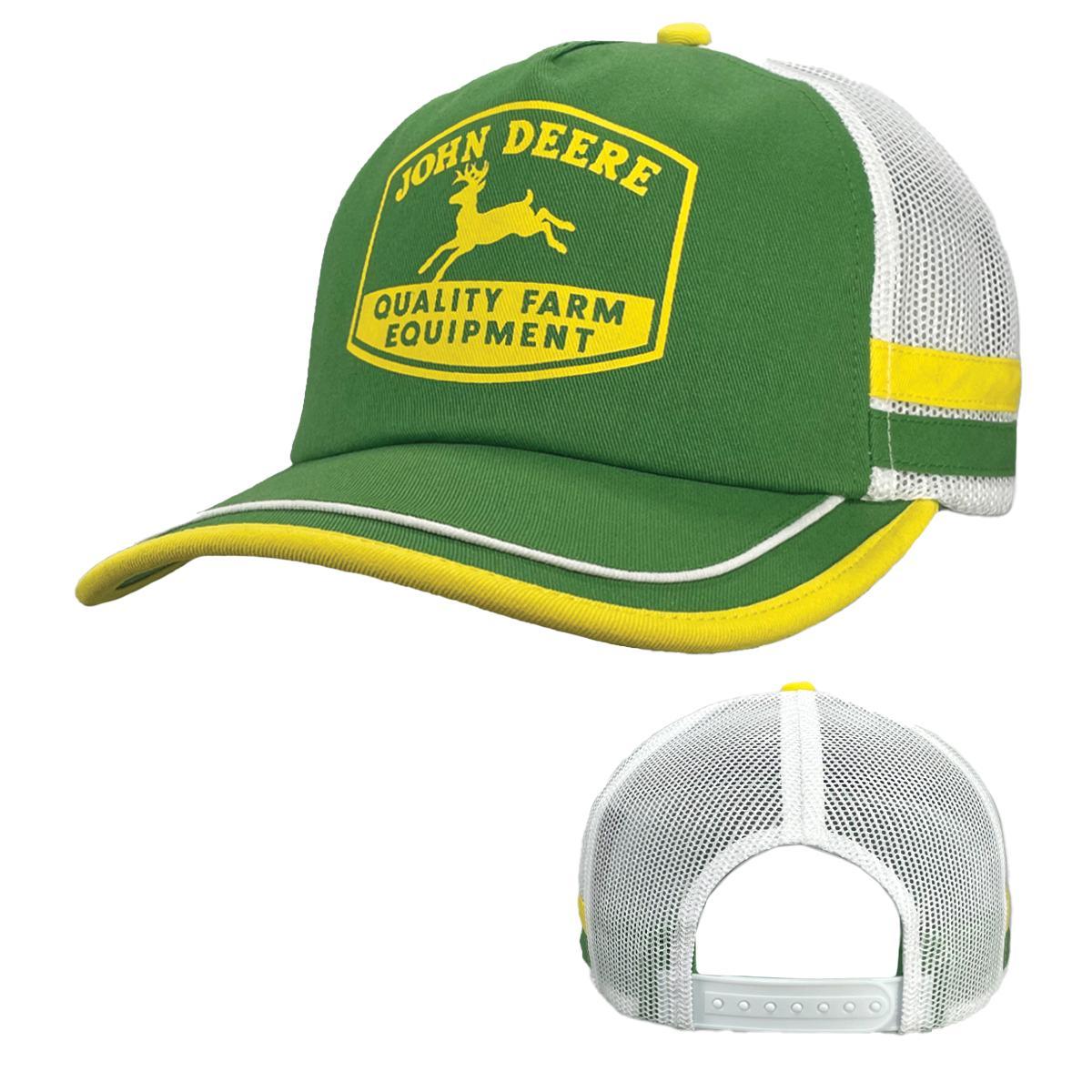 John Deere Green Vintage Print Trucker Hat - LP83256