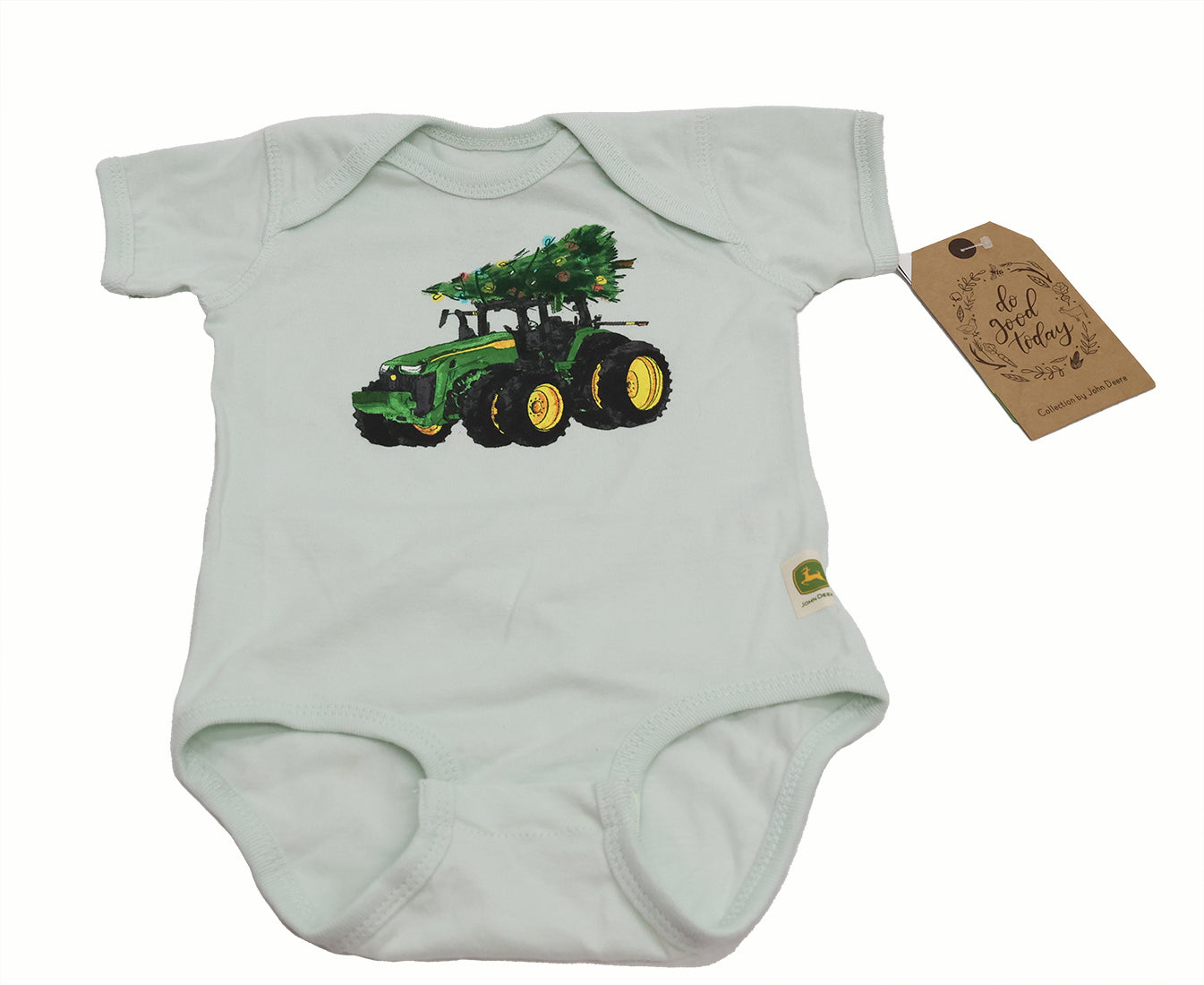 John Deere DGT Infant (18M) Holiday Tractor w/Christmas Tree Bodysuit - LP84960