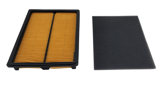 Honda Genuine Air & Pre Filter Combo 17210-ZJ1-842/17218-ZJ1-840 Set - 17210-...
