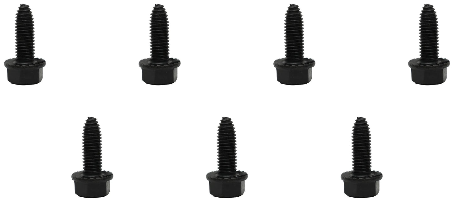 John Deere Original Equipment Hexagonal Flanged Head Self-Tapping Screw, M8 X 23.5 (7-PACK) - M159825