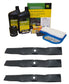 John Deere Original Equipment Model LX288 (S.N. 090,001-) Maintenance Kit + Standard Blades, 54C" Mower Deck