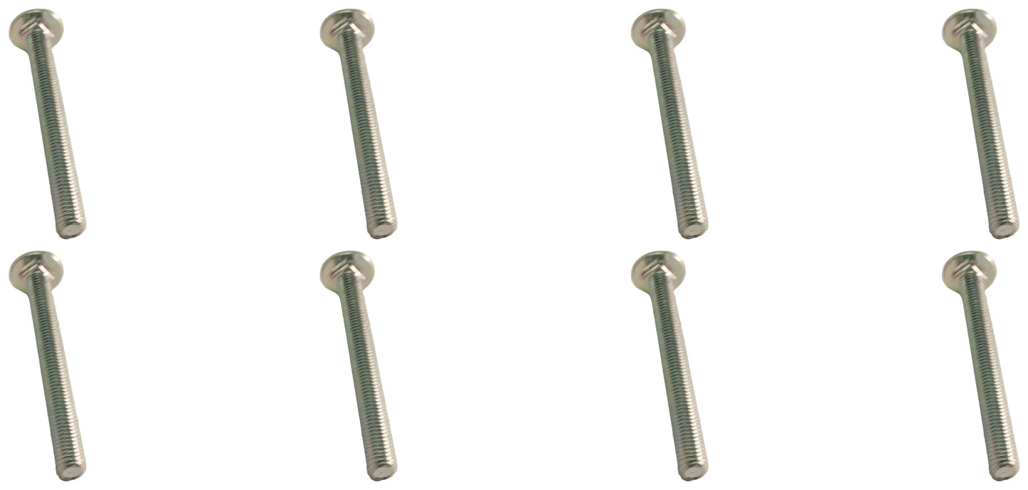 John Deere Original Equipment Round Head Square Neck Bolt, M8 X 80 (8-PACK) - 03M7267