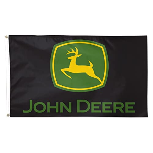 John Deere Black TM DLX Logo Flag - LP79686