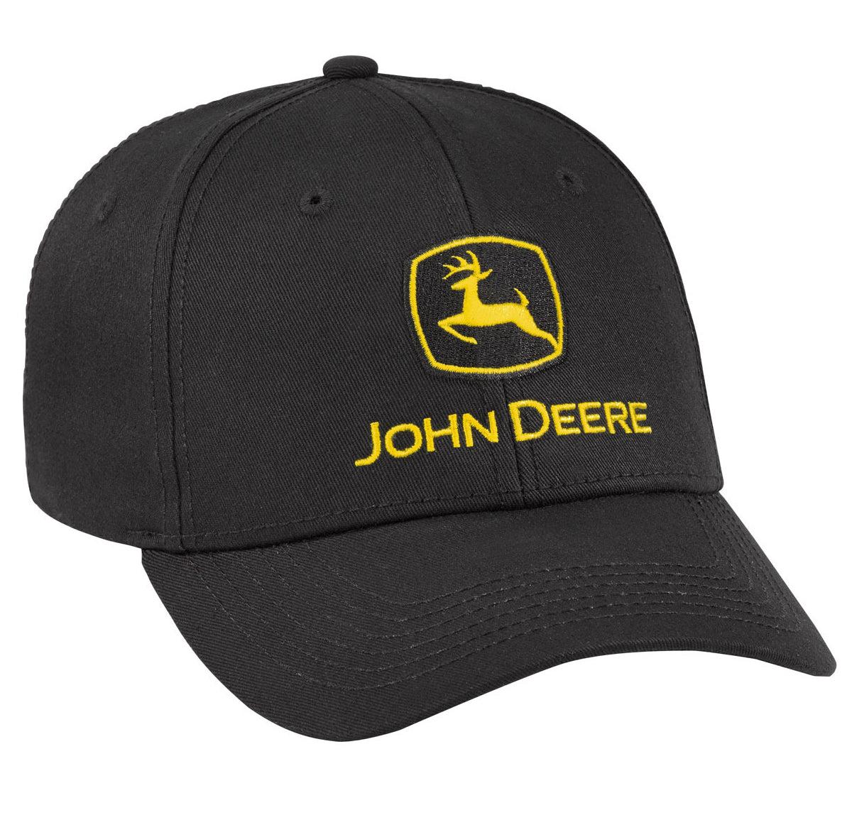 John Deere Men's Black Logo Hat/Cap - LP69073