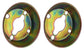 John Deere Original Equipment Deflector (Pack of 2) - M123580