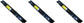 XHT Replacement Blade for Gravely 60" Cut 46999 89796 8898900 (Set of 3) - B1GR2001,3