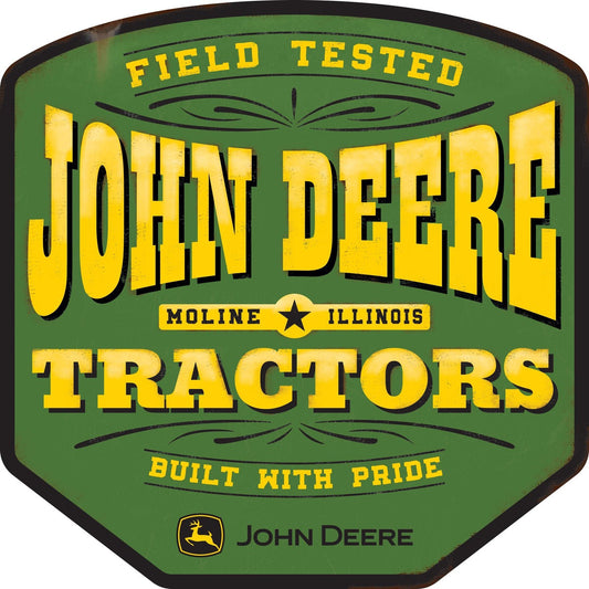 Open Road Brands John Deere Tractors Metal Sign - LP74597